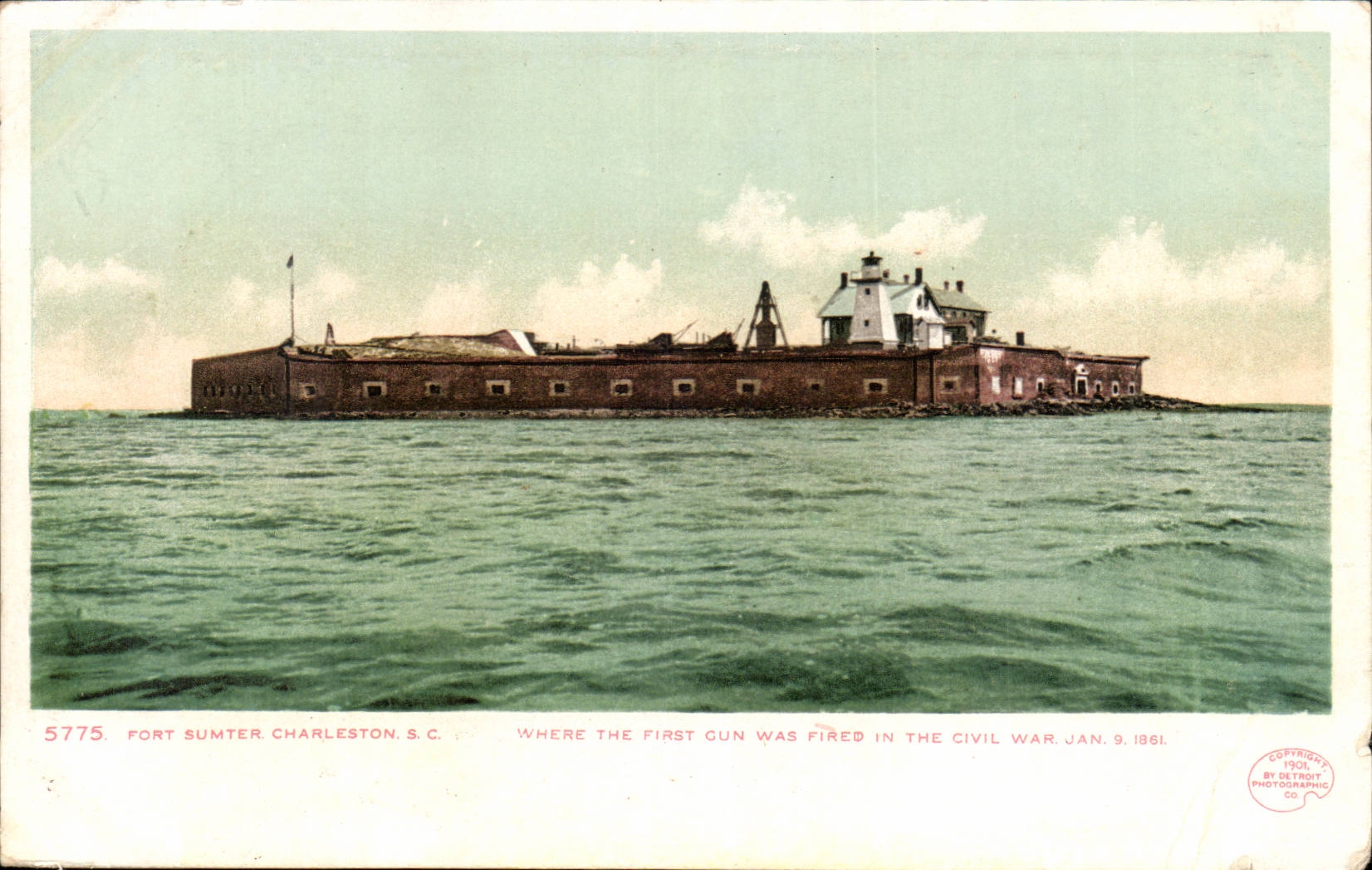 CPA Etats unis Fort Sumter Charleston 