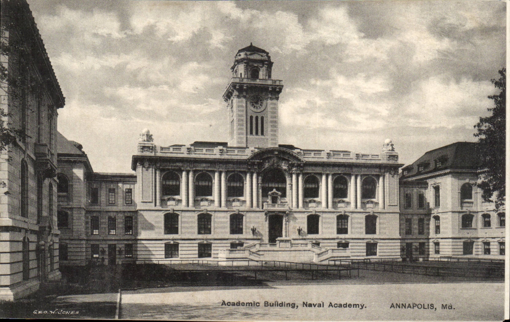 CPA Etats unis Academic Building Naval academy Annapolis Militaria 
