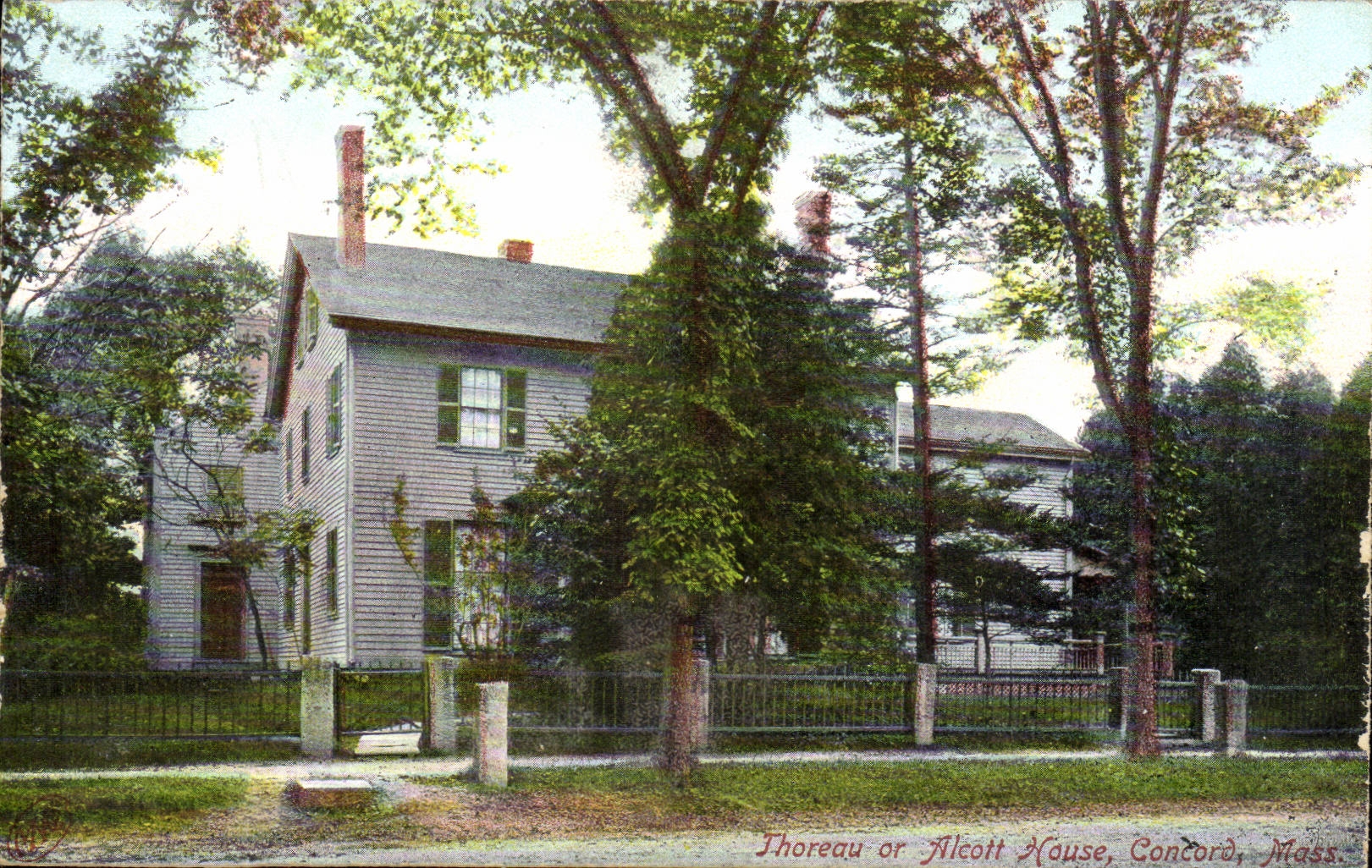 CPA Etats Unis Thoreau or Alcott House Concord
