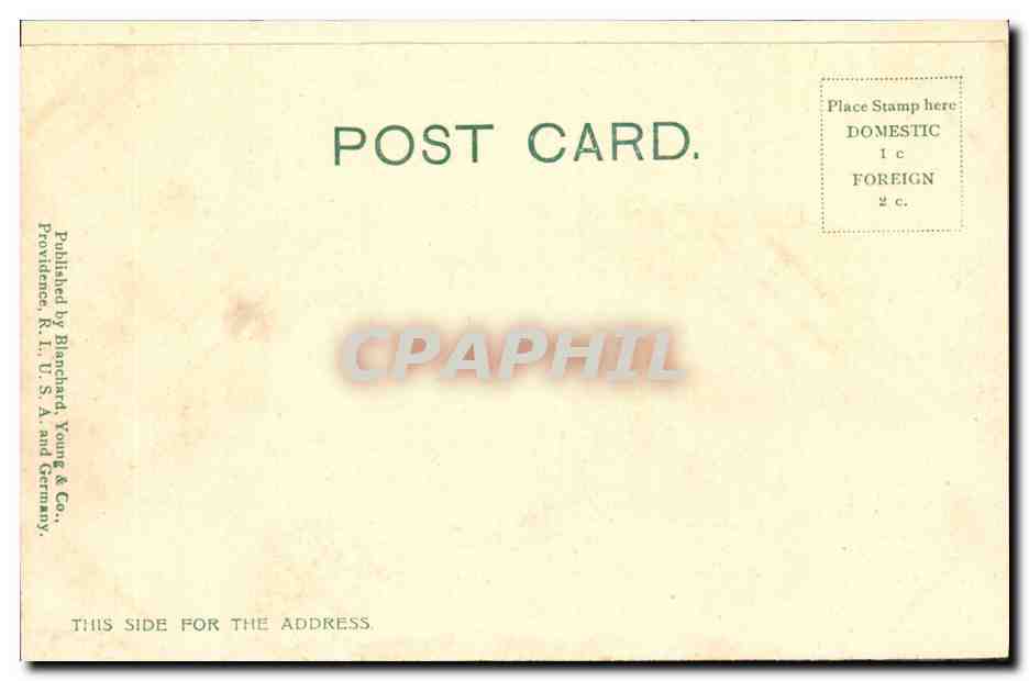 CPA Etats Unis White Hall College Catherine St Newport Ri — Rückseite