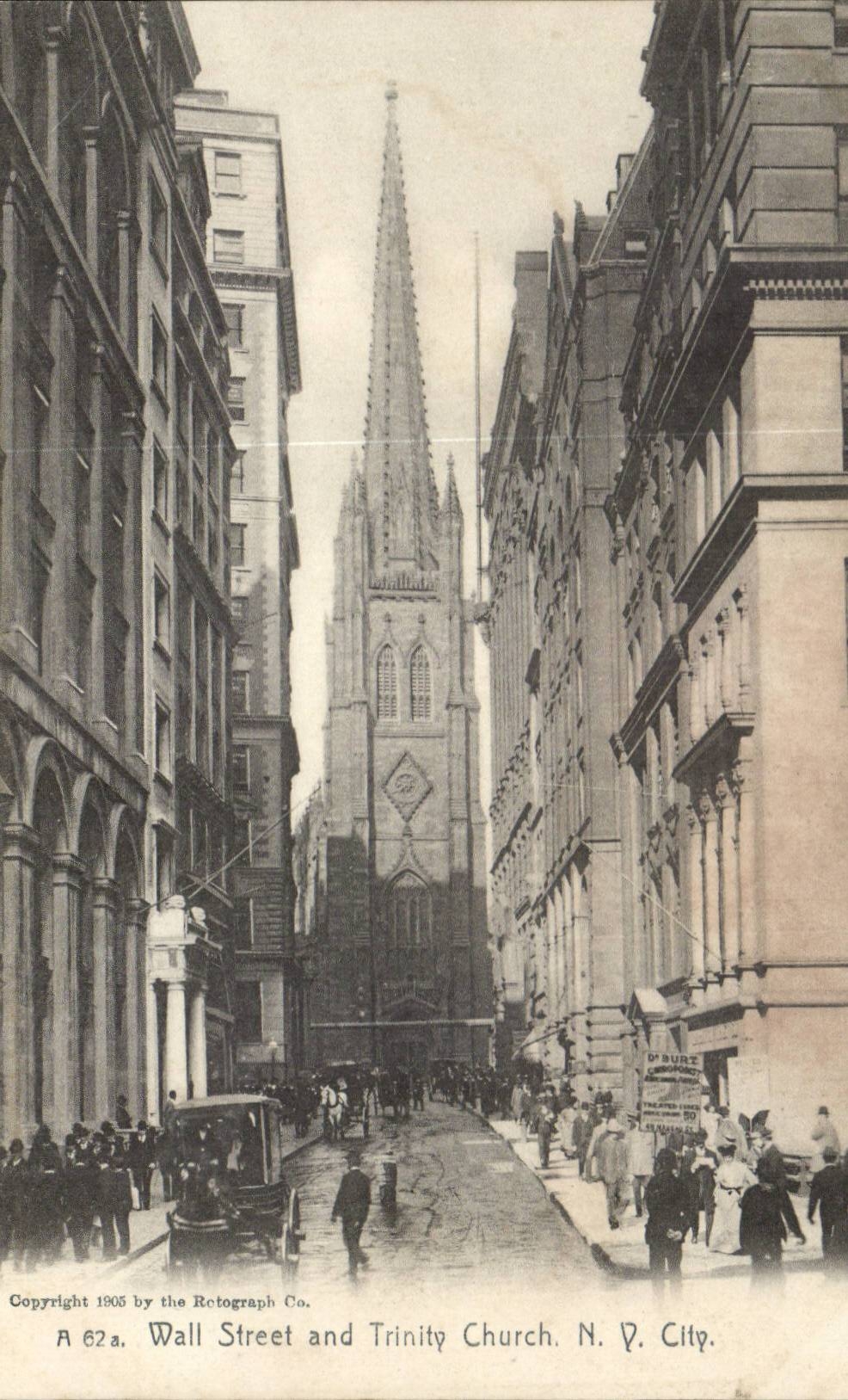 CPA Etats Unis Wall Street and TRinity Church 
