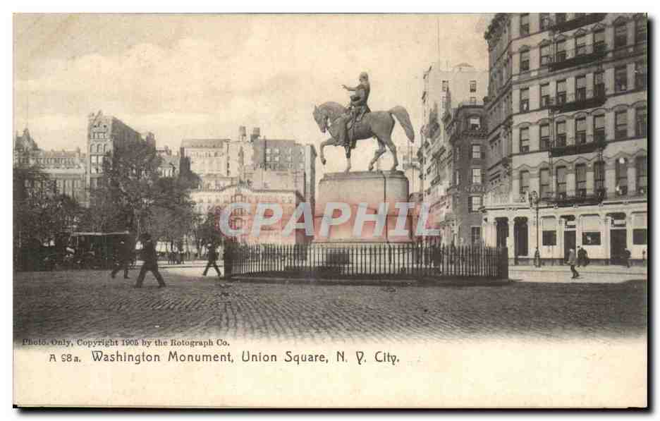 Etats unis CPA Washington Monument Union square New York