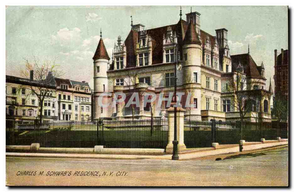 Etats unis CPA Charles Schwab's residence New York