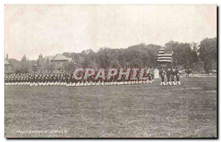 Etats unis CPA Midshipmen drills (soldats militaria)