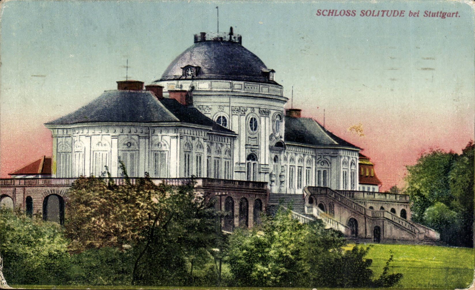 Allemagne CPA Scloss solitude bei Stuttgart