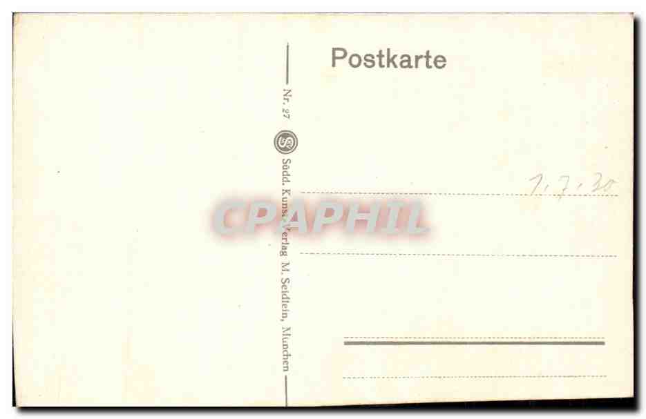 Suisse Berchesgaden CPA St Bartoloma am Konigsee mit Watzmann Ostwand — Back