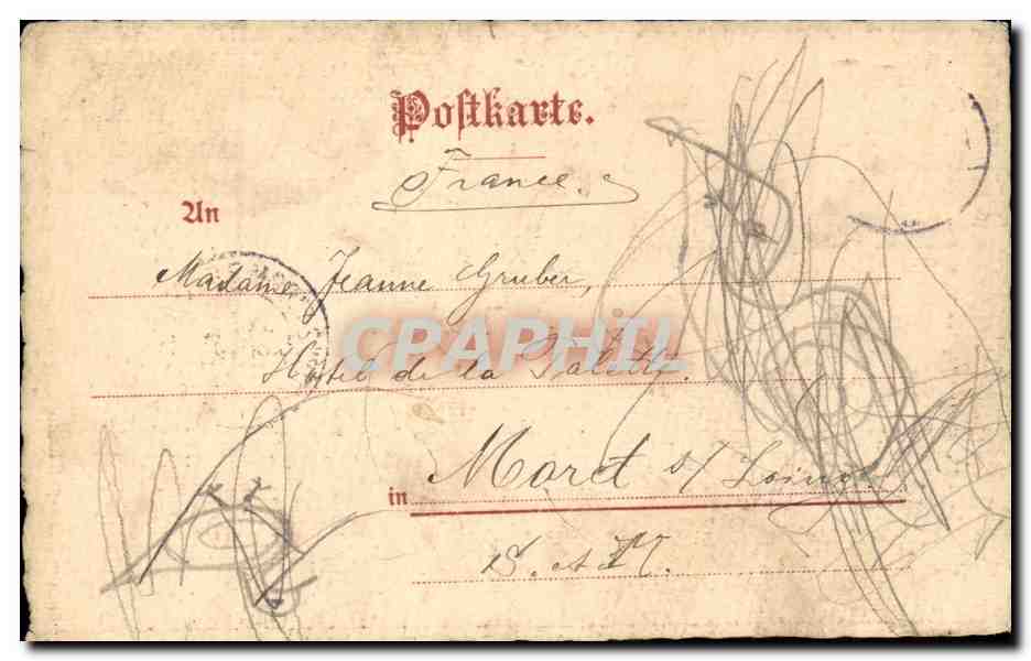 Allemagne CPA Mainz Stadthalle — Rückseite