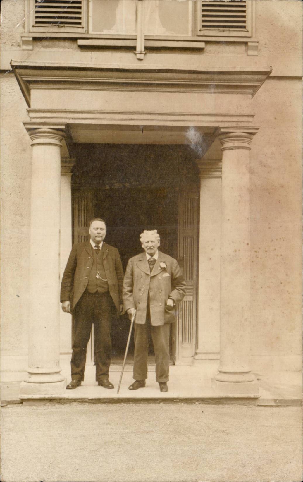 CARTE PHOTO Personnages en costume (Etats Unos United States)