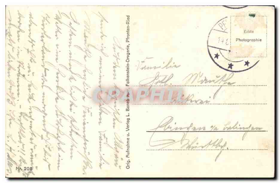 Suisse CPA Pfronten i Allg mit Falkenstein Schlicke Kollespitze u Rossberg — Back