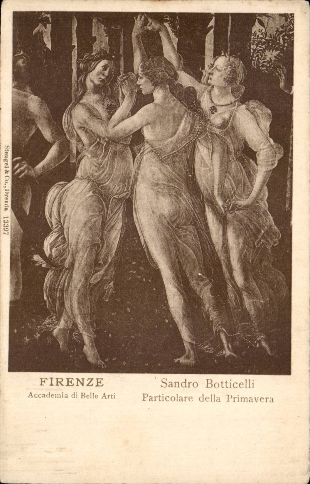 Italie - Italia - Italy - Firenze - Sandro Botticelli - Particolare della Primavera - CPA 