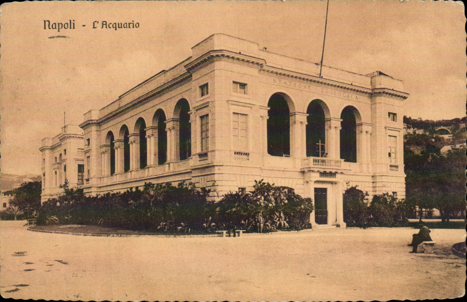 Italia - Italie - Naples - Napoli - L'Acquario - CPA 