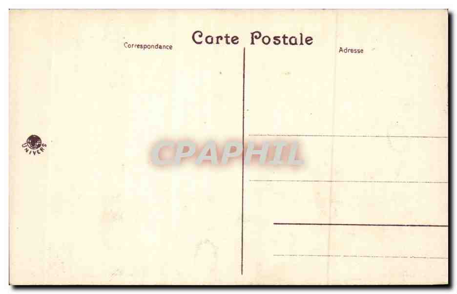 Blankenberghé — Entrée de la ville et Bureau de la Poste — Univers — Verso