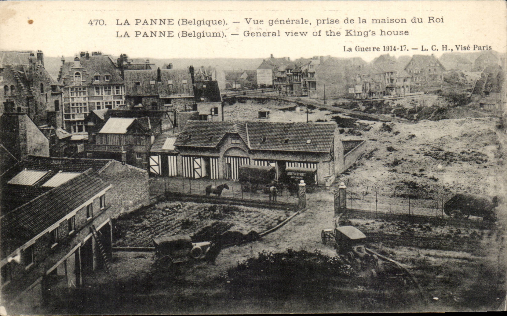 Belgique - Belgien - Belgium - La Panne - Vue Generale prise de la Maison du Roi - CPA 