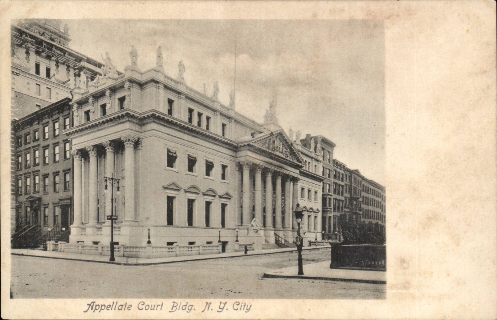 USA - Etats Unis - New York - Appellate Court Building - seperated sheets - CPA 