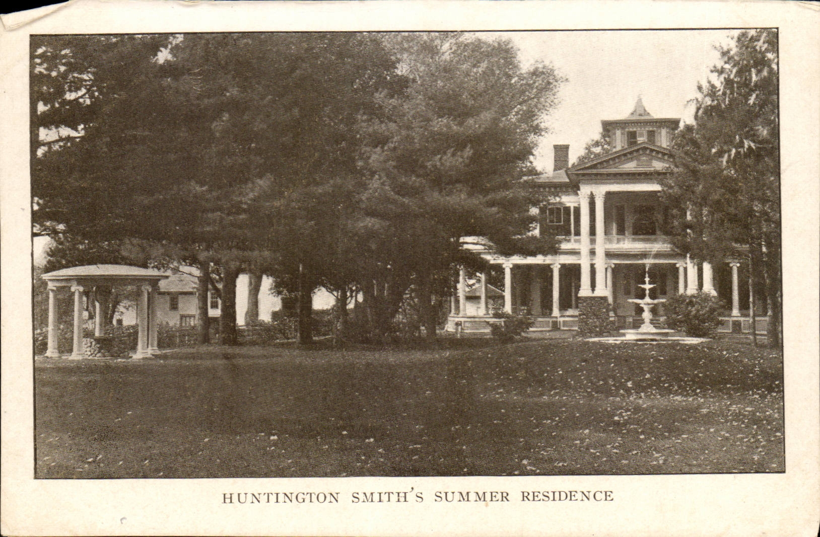 USA - Etats Unis - Vermont - Huntington Smith's Summer Residense - Lake Bomoseen Prospect H- CPA 