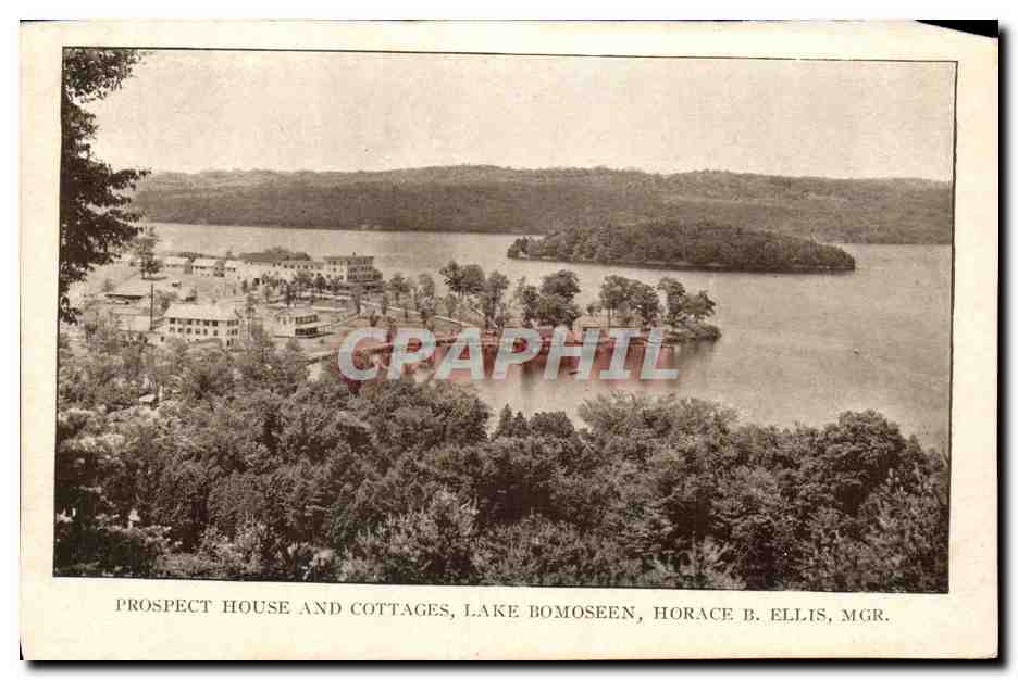 USA - Etats Unis - Vermont - Huntington Smith's Summer Residense - Lake Bomoseen Prospect H- CPA  — Back