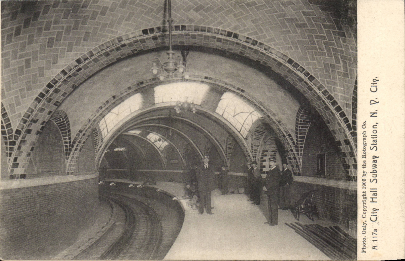 USA - Etats Unis - New York City - City Hall Subway Station separated sheets- CPA 