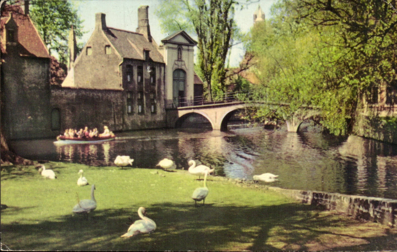 Belgique - Belgien - Belgium - Brugge Hef Begijnhof Bruges Le Beguinage CPA 