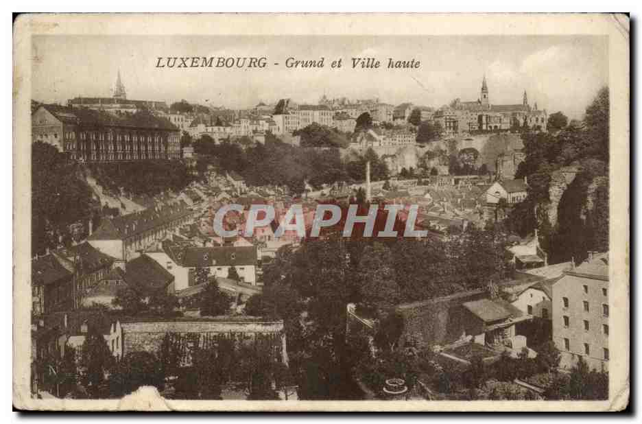 Luxembourg - Grand et Ville Haute CPA 