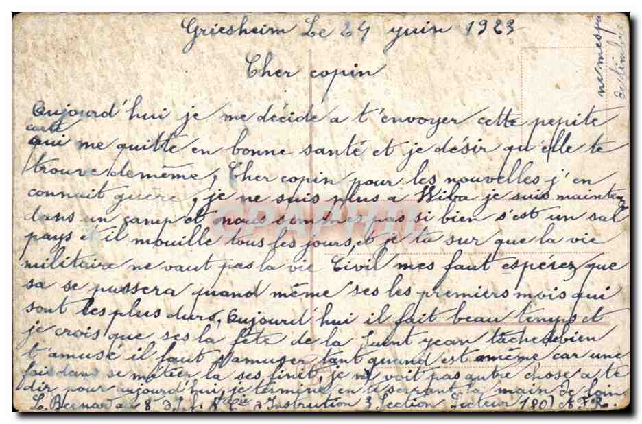 Allemagne CPA Koln am Rhein — Rückseite