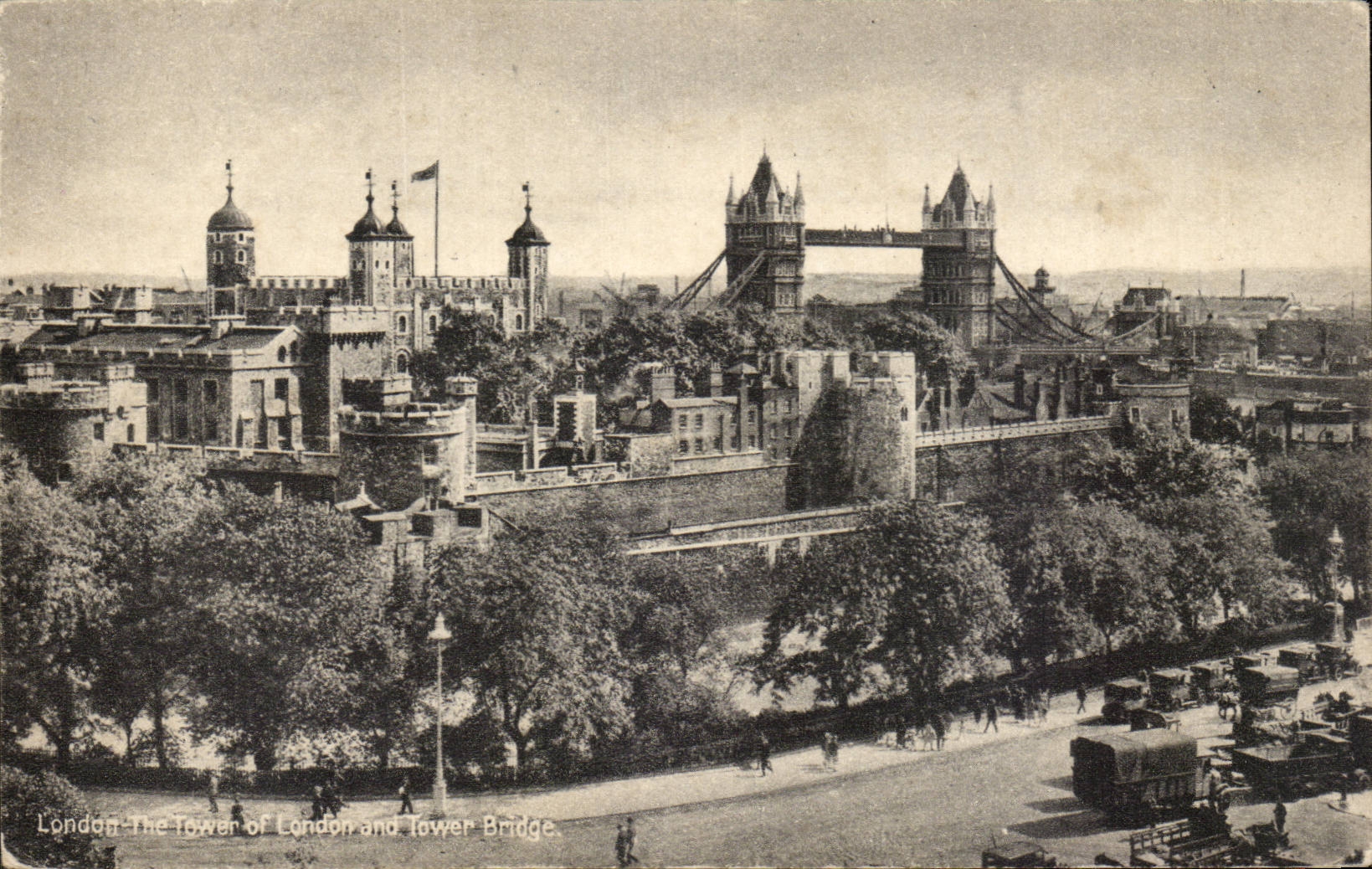 Grande Bretagne CPA London Tower of London and tower bridge