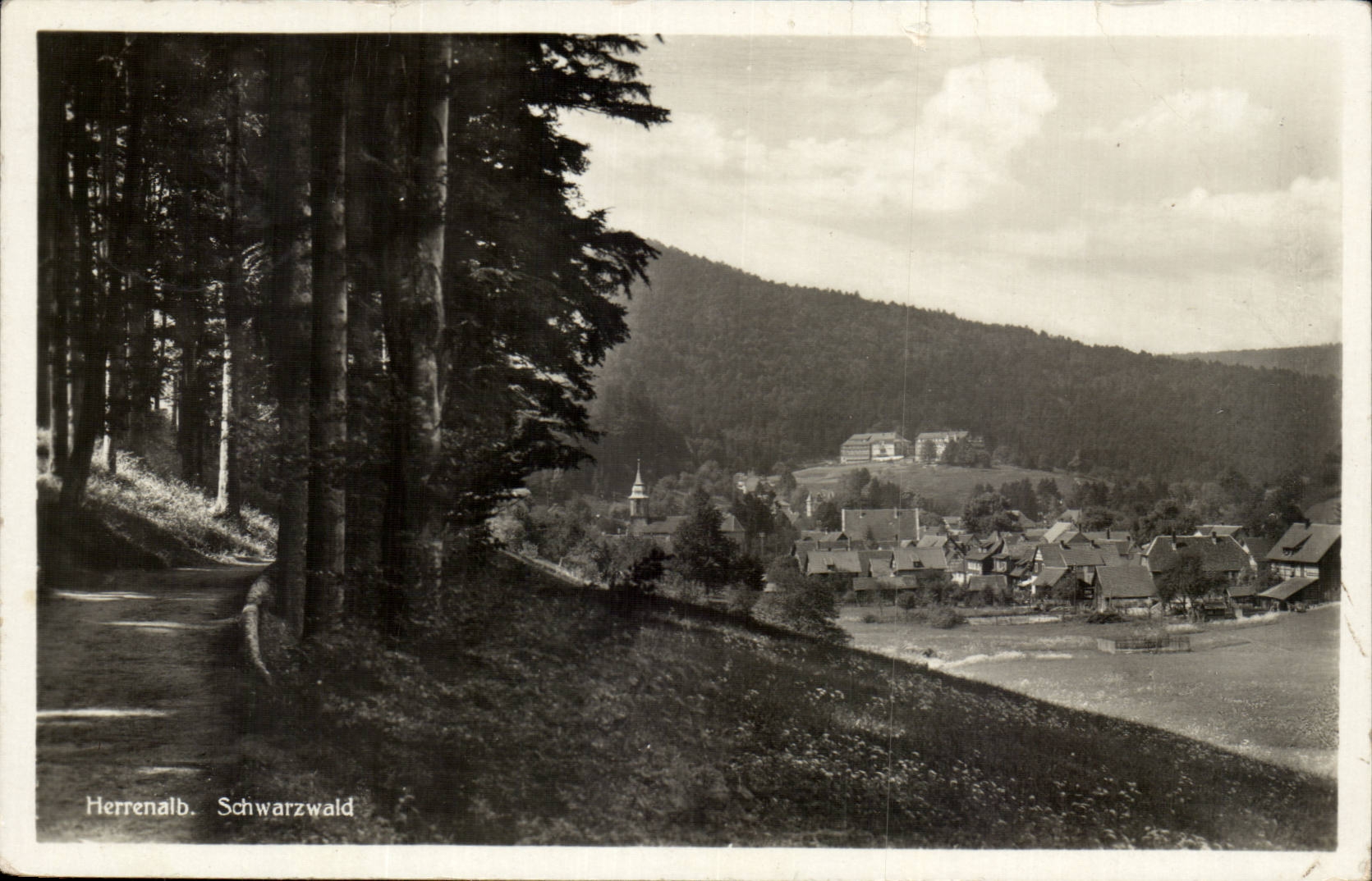 Allemagne CPA Herrenalb Schwarzwald