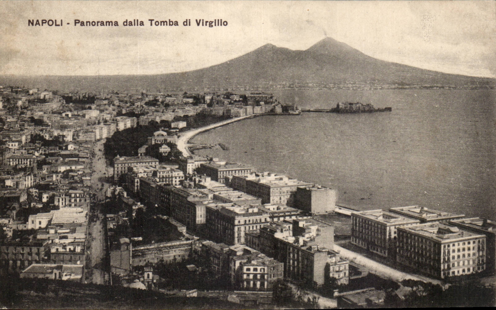 Italie Italie Napoli CPA Panorama dalla Tomba di Virgillo
