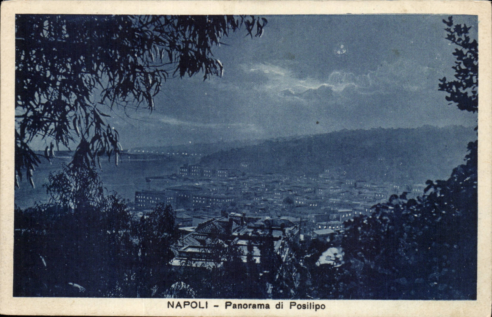 Italie Italie Napoli CPA Panorama di Posilipo
