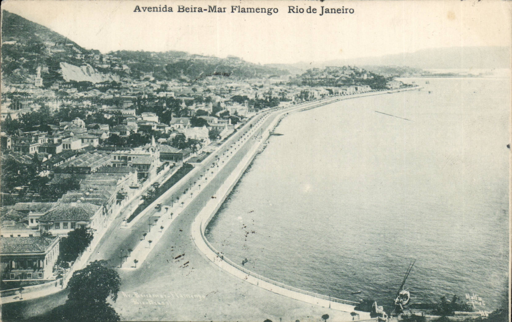 Bresil Brazil Rio de Janeiro CPA Avenida Beria Mar Flamengo