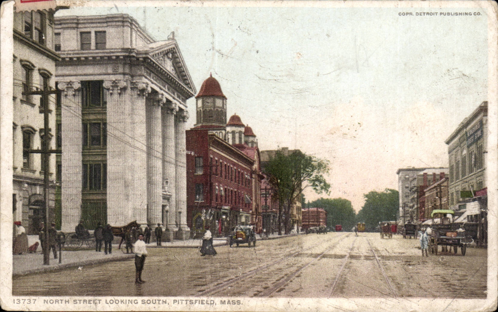 Etats unis CPA North street looking south Pittsfield massachssets
