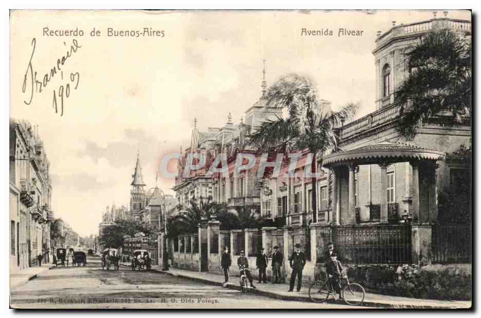 Argentine Aregentina Recuerdo de Buenos Aires Avenida Alvear