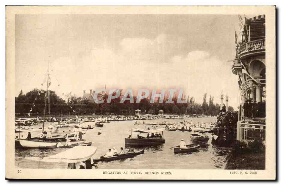 Argentine Recuerdo de Buenso Aires Regattas at Tigre Argentina
