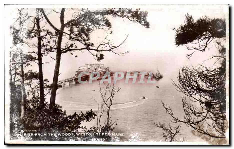 Etats unis CPA Old pier from the woods Weston supermare