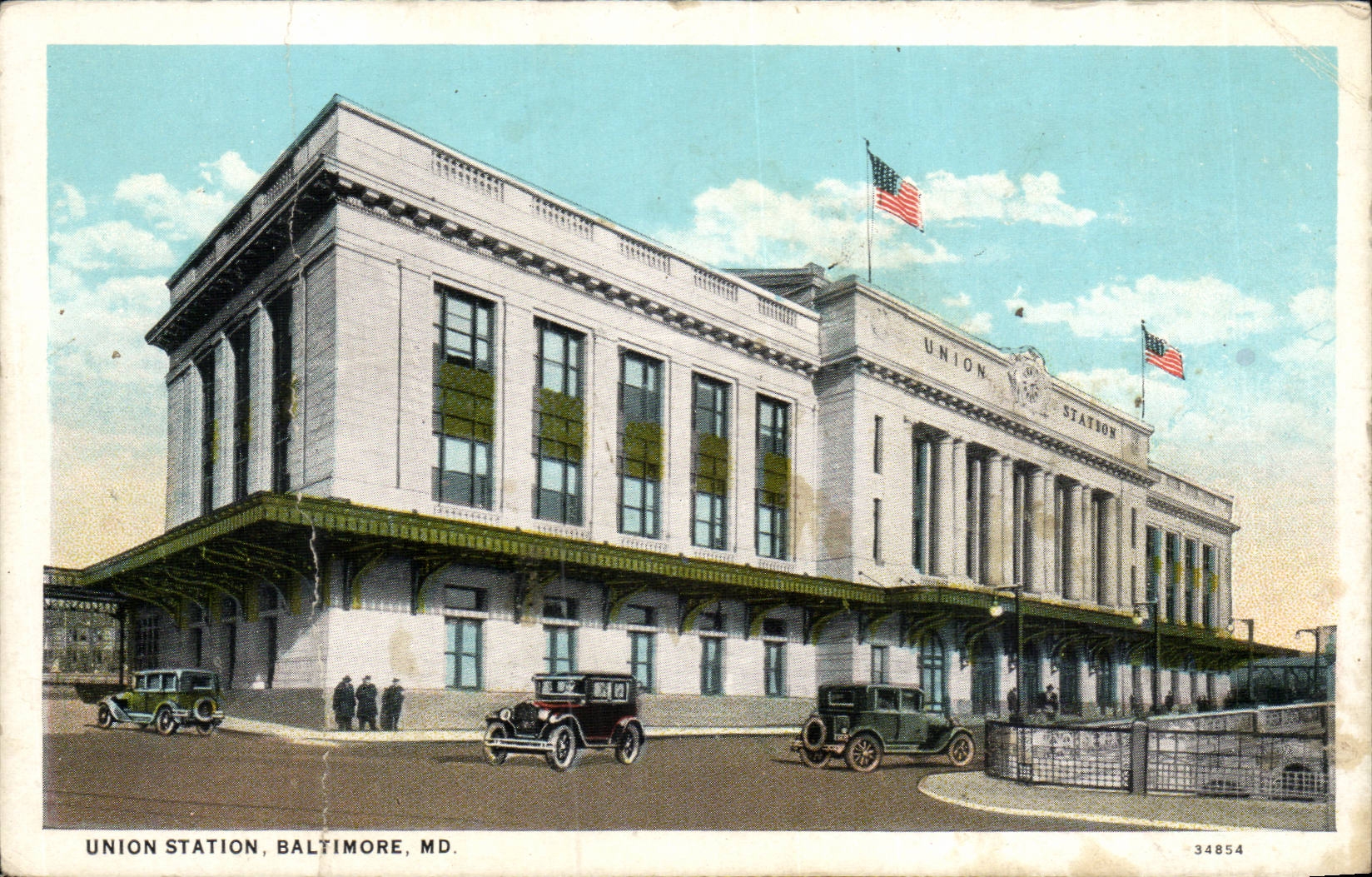Etats unis CPA Union station Baltimore Md