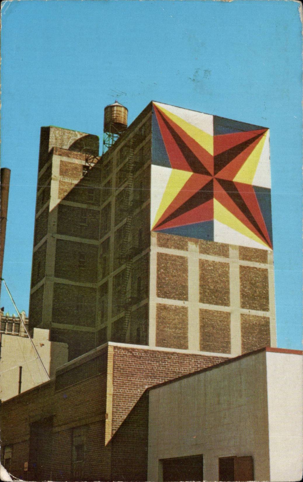 Nassos Daphnis, mural à 620 West 47th Street — New York City — éditeur City Walls, Inc.