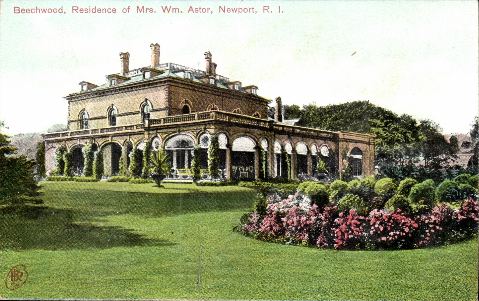 Etats unis CPA Beechwood Residence of Mrs WM Astor Newport Rhode Island