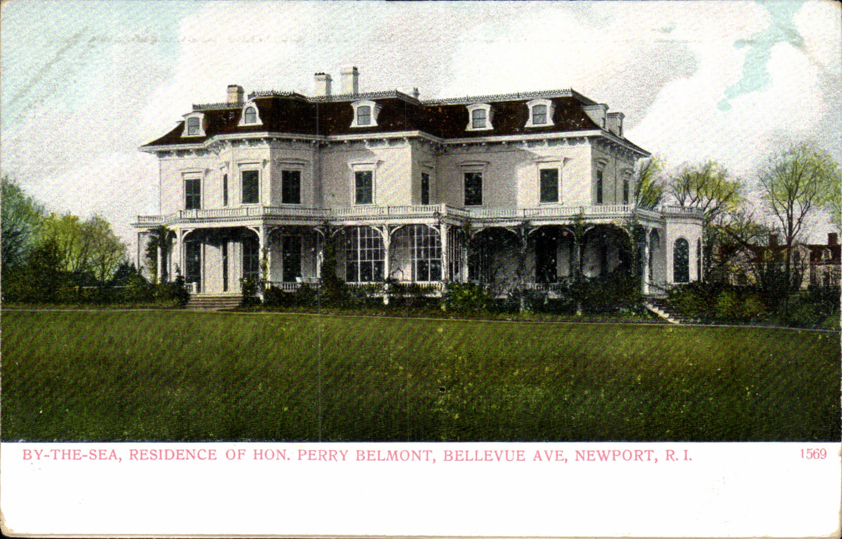 Etats unis CPA By the sea Residence of Hon Perry Belmont Belleveue Ave Newport Rhode Island