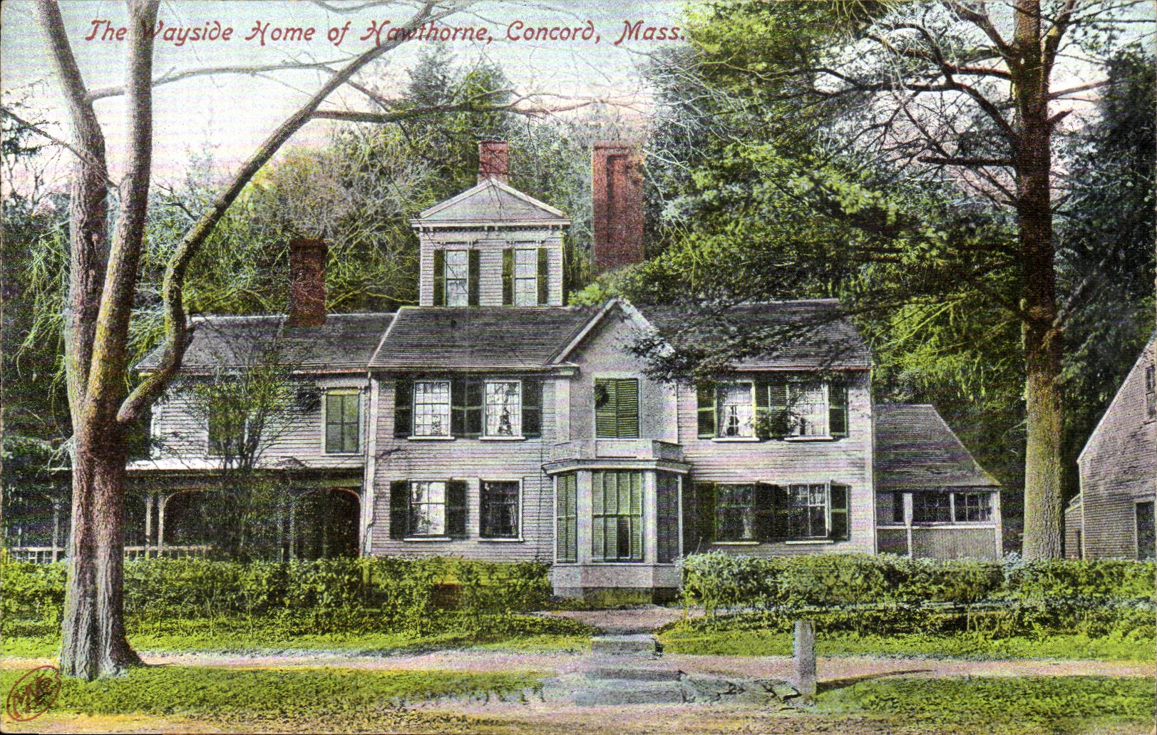 Etats unis CPA The wayside home of Hawthorne Concord Massacchussets