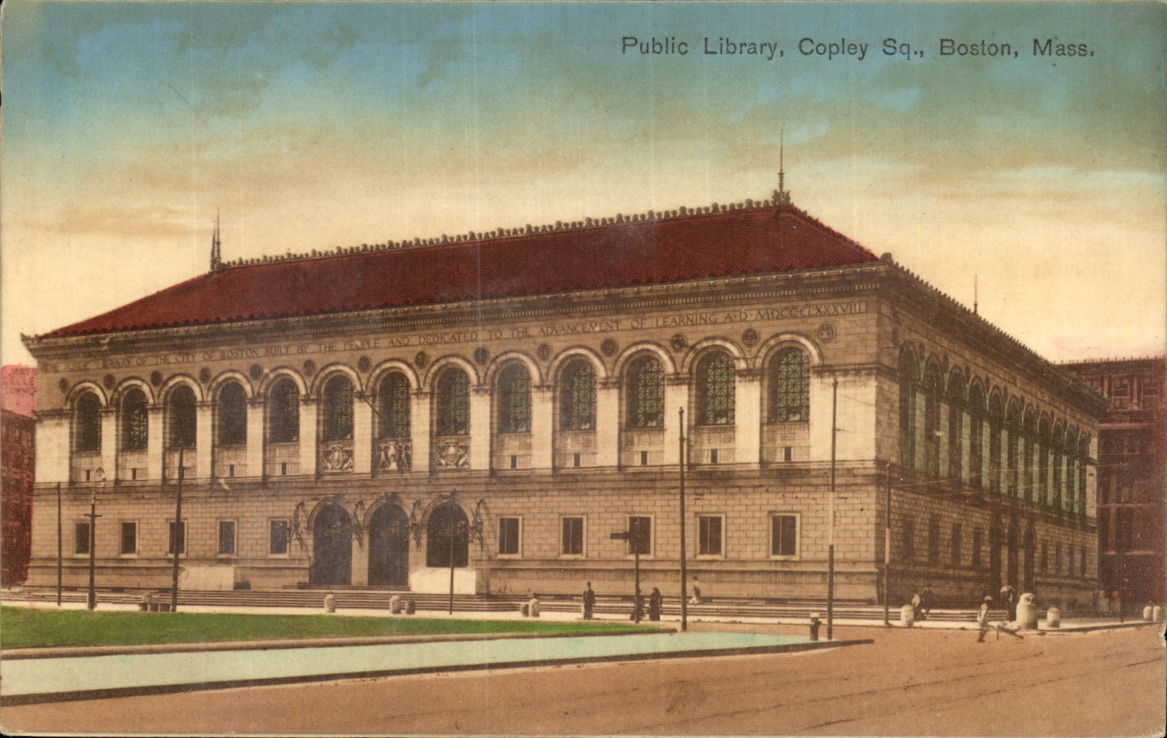 Etats unis CPA Public library Copley Squre Boston