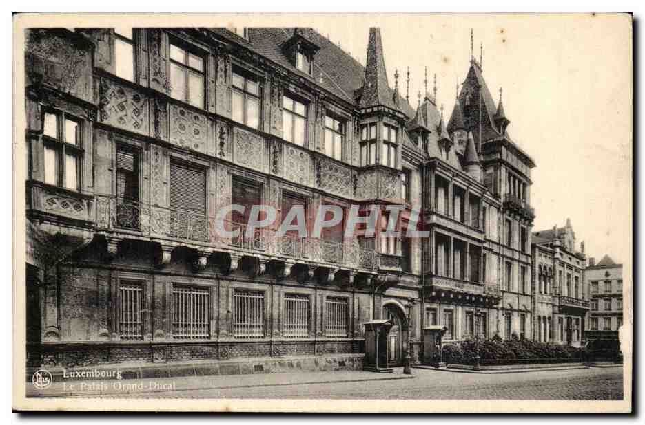 Luxembourg CPA Le palais grand ducal