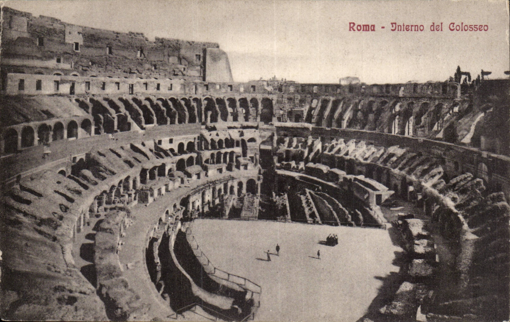 Italie Italia Roma CPa Interno del Colosseo