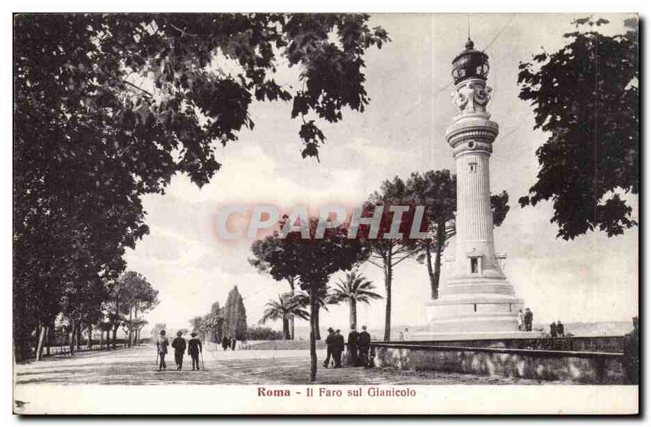 Italie Italia Roma CPA Il FAro sul Gianicolo