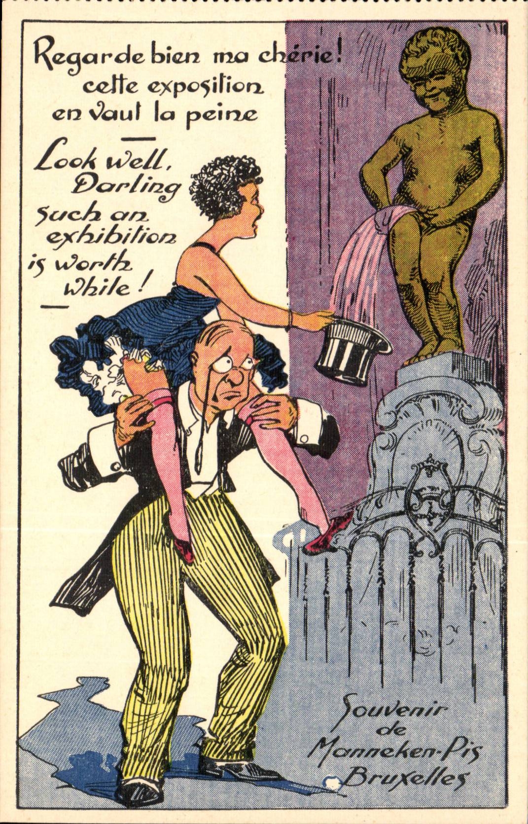 Monneken-Pis — Souvenir de Bruxelles — éditeur Albert Dohmen