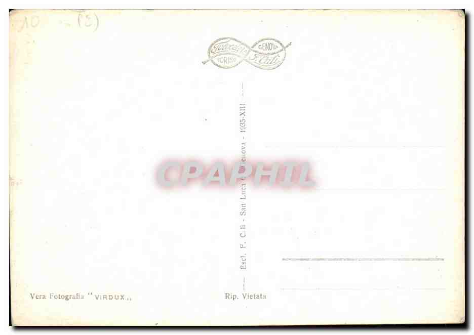 Suisse CPA Genova Piazza Corvetto Via Assarotti — Verso