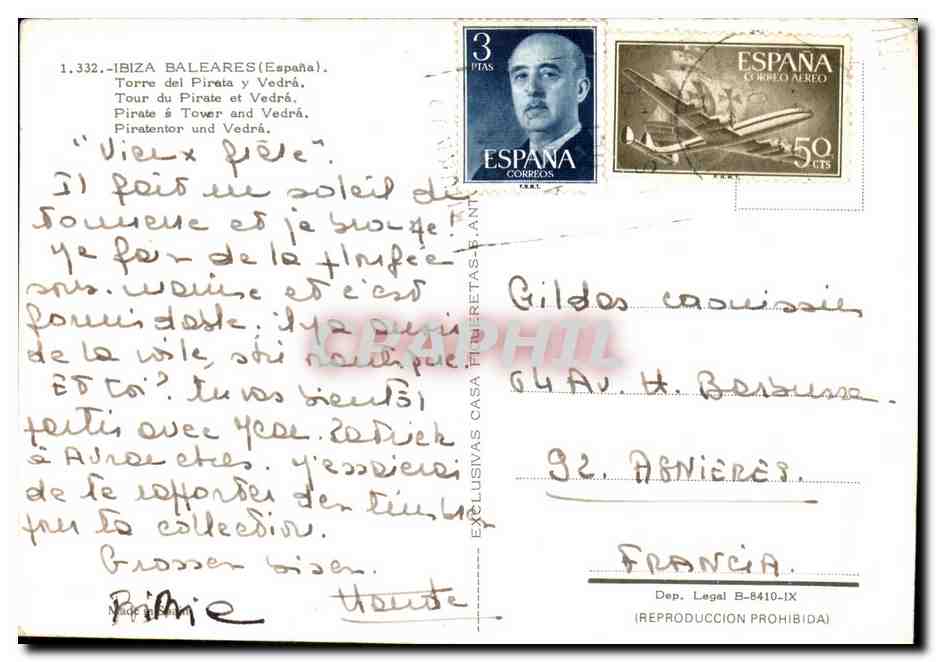Torre del Pirata et Vedrà — Ibiza, Espagne — Éditeur Casa Fiteretas — Back