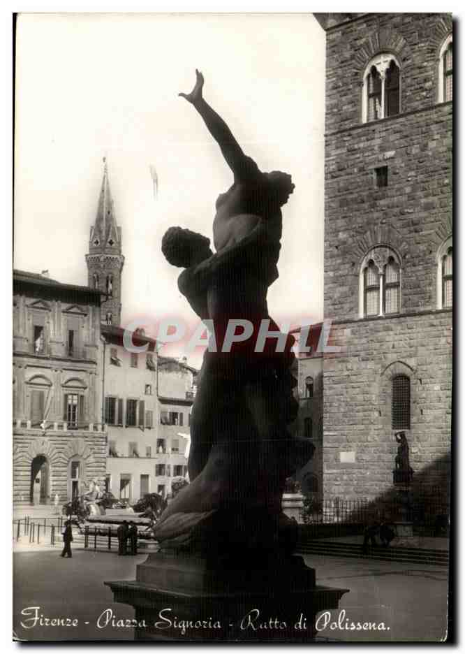 Italie Italia CPM Firenze Piazza Signoria Ratto di Polissena