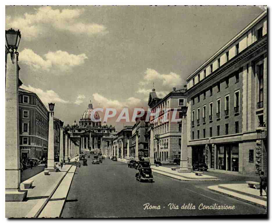 Italie Italia CPM Roma Via della Conciliazione
