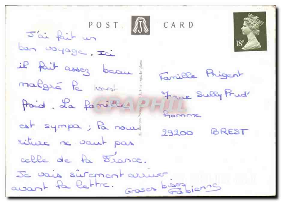 Plymouth — The Guildhall and Anchor of H.M.S. Ark Royal — C6309 — Reverso
