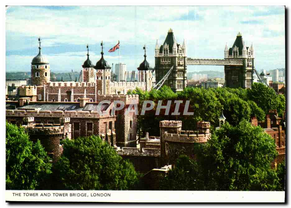 Grande Bretagne London Londres CPM Tower and tower bridge