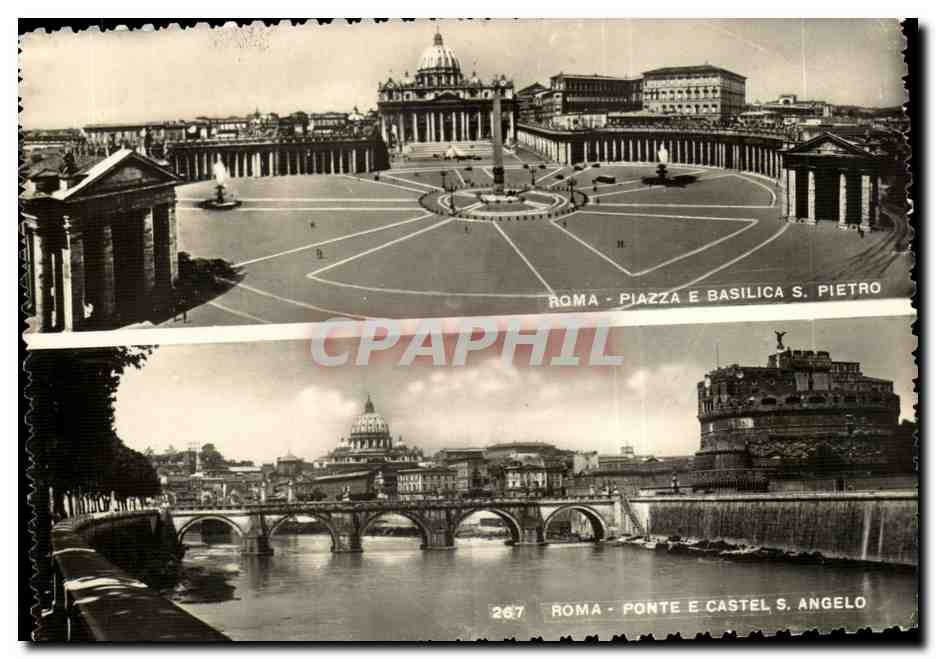 Italie Italie CPM Roma Piazza e Basilica S Pietro